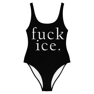 An Anti-Ice Onepiece Swimsuit